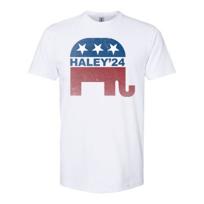 Nikki Haley 2024 For President Vintage Softstyle® CVC T-Shirt