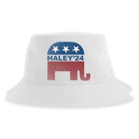 Nikki Haley 2024 For President Vintage Sustainable Bucket Hat