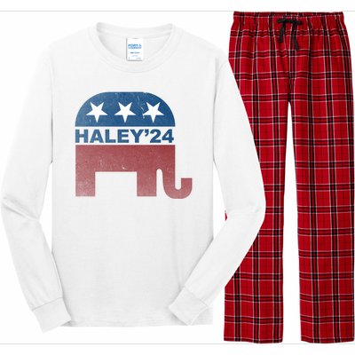 Nikki Haley 2024 For President Vintage Long Sleeve Pajama Set