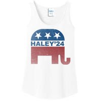 Nikki Haley 2024 For President Vintage Ladies Essential Tank