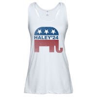 Nikki Haley 2024 For President Vintage Ladies Essential Flowy Tank