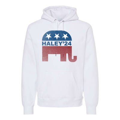 Nikki Haley 2024 For President Vintage Premium Hoodie