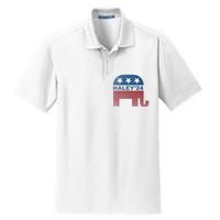 Nikki Haley 2024 For President Vintage Dry Zone Grid Polo