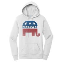 Nikki Haley 2024 For President Vintage Women's Pullover Hoodie