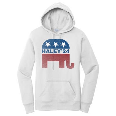 Nikki Haley 2024 For President Vintage Women's Pullover Hoodie