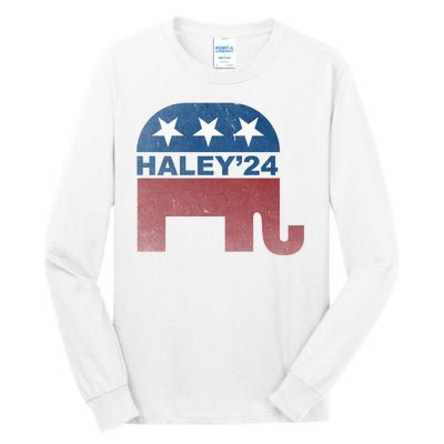 Nikki Haley 2024 For President Vintage Tall Long Sleeve T-Shirt