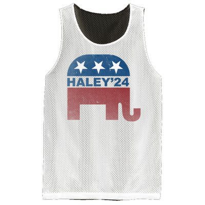 Nikki Haley 2024 For President Vintage Mesh Reversible Basketball Jersey Tank