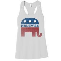 Nikki Haley 2024 For President Vintage Women's Racerback Tank