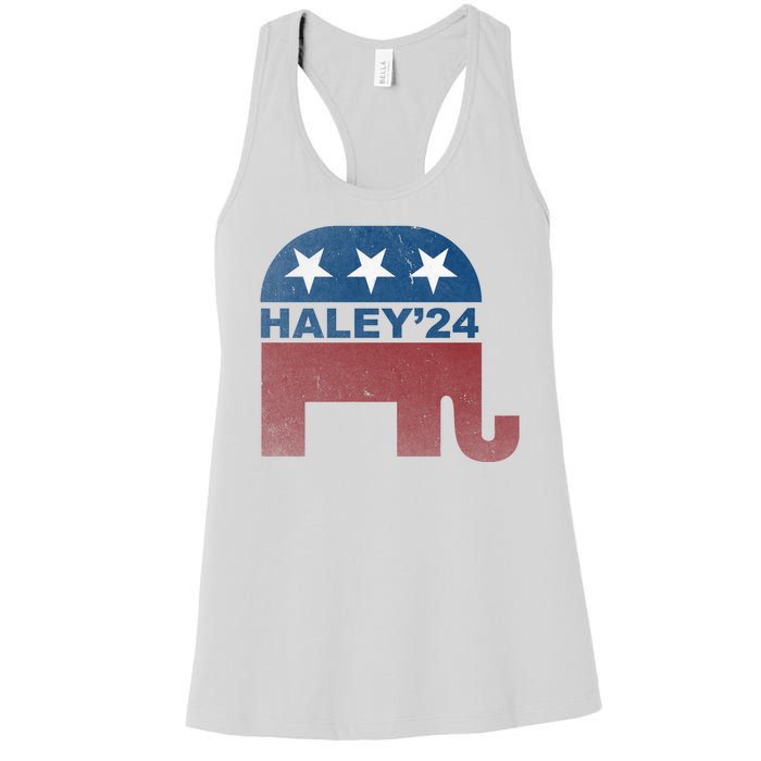 Nikki Haley 2024 For President Vintage Women's Racerback Tank