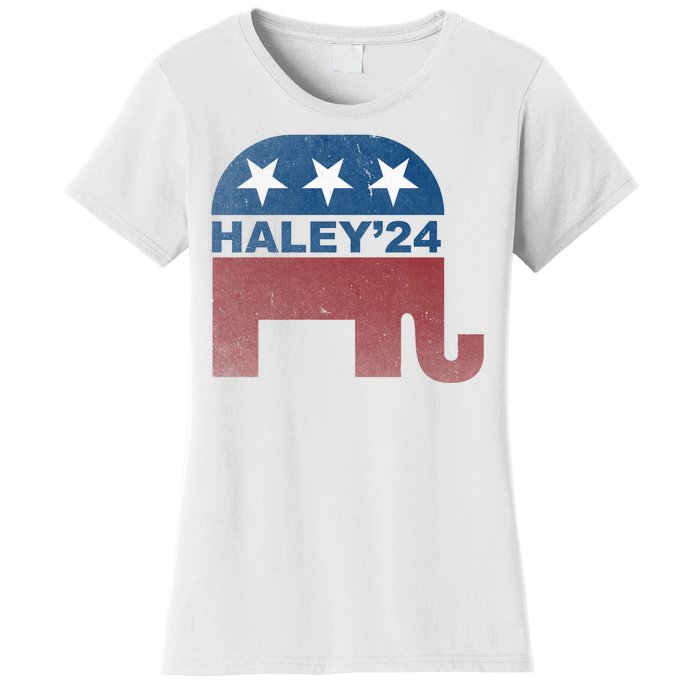 Nikki Haley 2024 For President Vintage Women's T-Shirt