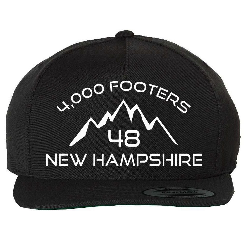 New Hampshire 48 4000 Footers Mountain Wool Snapback Cap