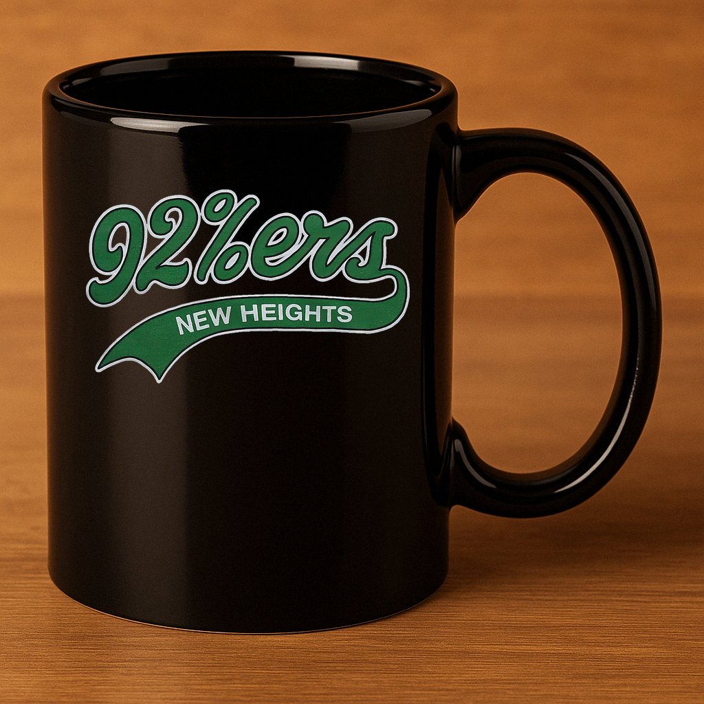 New Heights 92%Ers 11oz C Handle Ceramic Mug