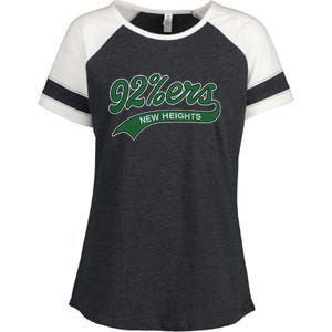 New Heights 92%Ers Enza Ladies Jersey Colorblock Tee