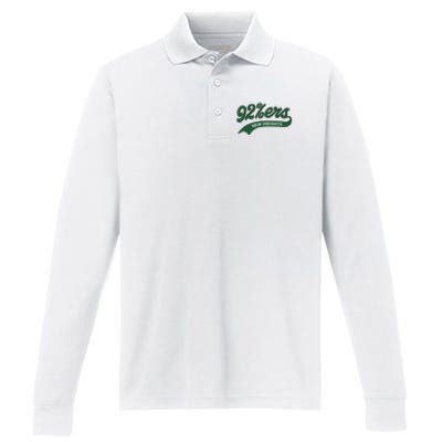 New Heights 92%Ers Performance Long Sleeve Polo