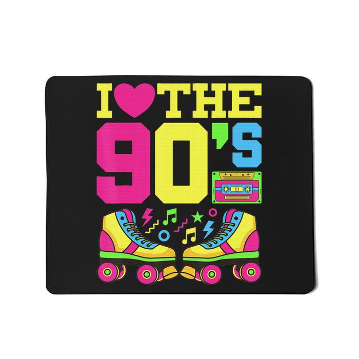 Nineties Heart 90s 1990s Fashion Theme Party Mousepad