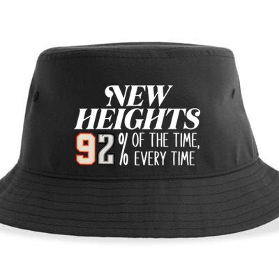 New Heights 92% Of The Time Every Time Sustainable Bucket Hat