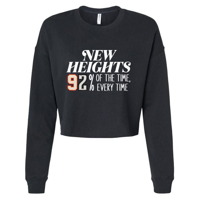 New Heights 92% Of The Time Every Time Cropped Pullover Crew