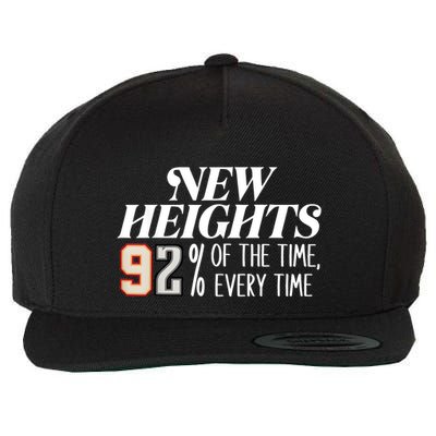 New Heights 92% Of The Time Every Time Wool Snapback Cap