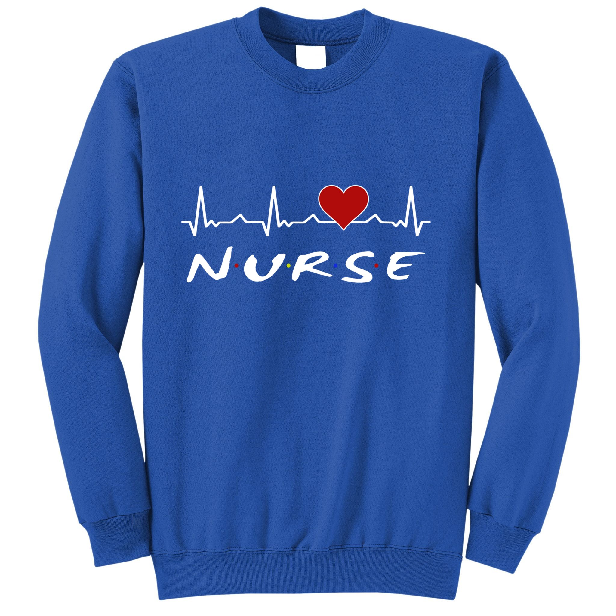 Nurse Heartbeat And Heart Gift Sweatshirt