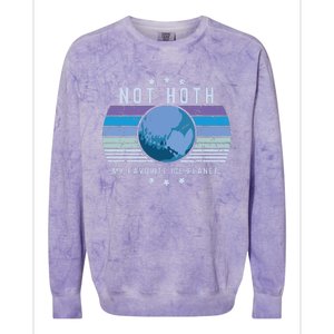 Not Hoth Alien Romance Ice Planet Graphic Colorblast Crewneck Sweatshirt