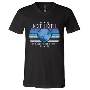 Not Hoth Alien Romance Ice Planet Graphic V-Neck T-Shirt