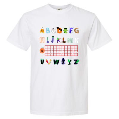 Nurse Halloween Alphabet Pqrst Electrocardiogram Ekg Ecg Great Gift Garment-Dyed Heavyweight T-Shirt