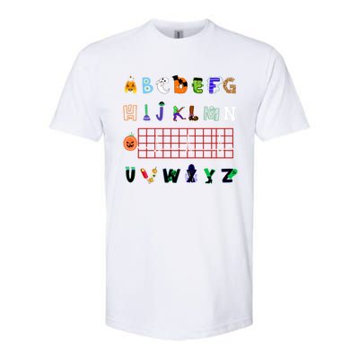 Nurse Halloween Alphabet Pqrst Electrocardiogram Ekg Ecg Great Gift Softstyle CVC T-Shirt