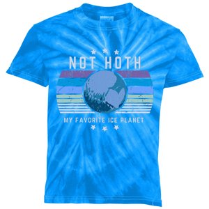 Not Hoth Alien Romance Ice Planet Kids Tie-Dye T-Shirt