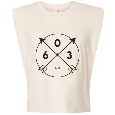 New Hampshire Area Code 603 State Pride Souvenir Gift Garment-Dyed Women's Muscle Tee