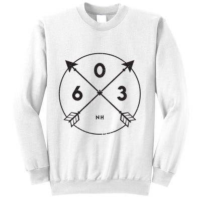 New Hampshire Area Code 603 State Pride Souvenir Gift Sweatshirt