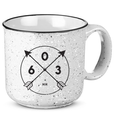 New Hampshire Area Code 603 State Pride Souvenir Gift 15oz Campfire Ceramic Mug