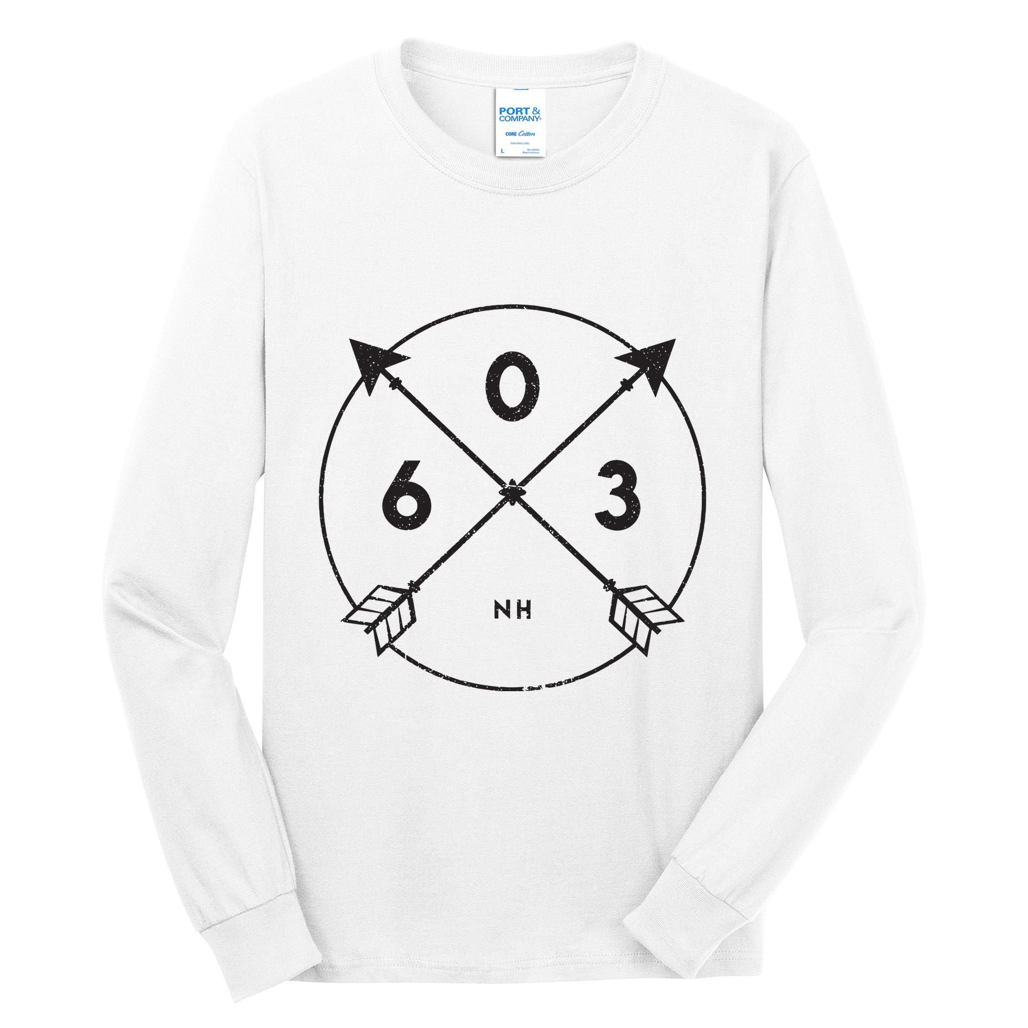 New Hampshire Area Code 603 State Pride Souvenir Gift Tall Long Sleeve T-Shirt