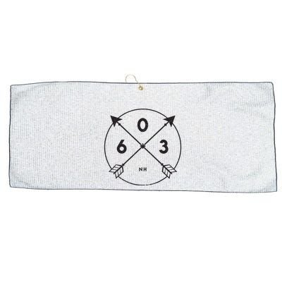 New Hampshire Area Code 603 State Pride Souvenir Gift Large Microfiber Waffle Golf Towel