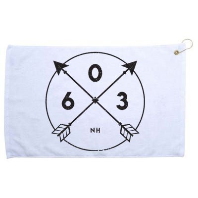 New Hampshire Area Code 603 State Pride Souvenir Gift Grommeted Golf Towel