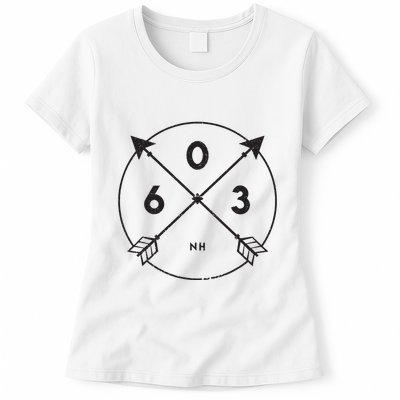 New Hampshire Area Code 603 State Pride Souvenir Gift Womens T-Shirt