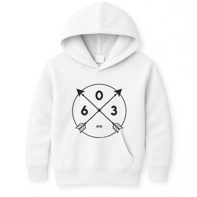 New Hampshire Area Code 603 State Pride Souvenir Gift Kids Hoodie