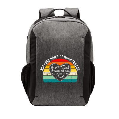 Nursing Home Administrator Appreciation Vector Backpack