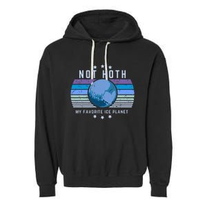 Not Hoth Alien Romance Ice Planet Garment-Dyed Fleece Hoodie