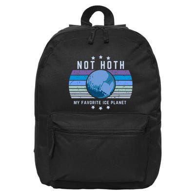 Not Hoth Alien Romance Ice Planet 16 in Basic Backpack