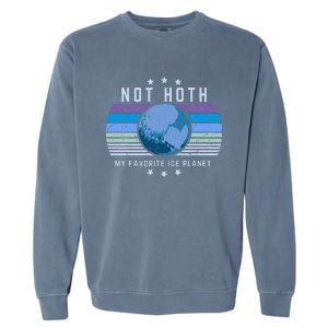 Not Hoth Alien Romance Ice Planet Garment-Dyed Sweatshirt