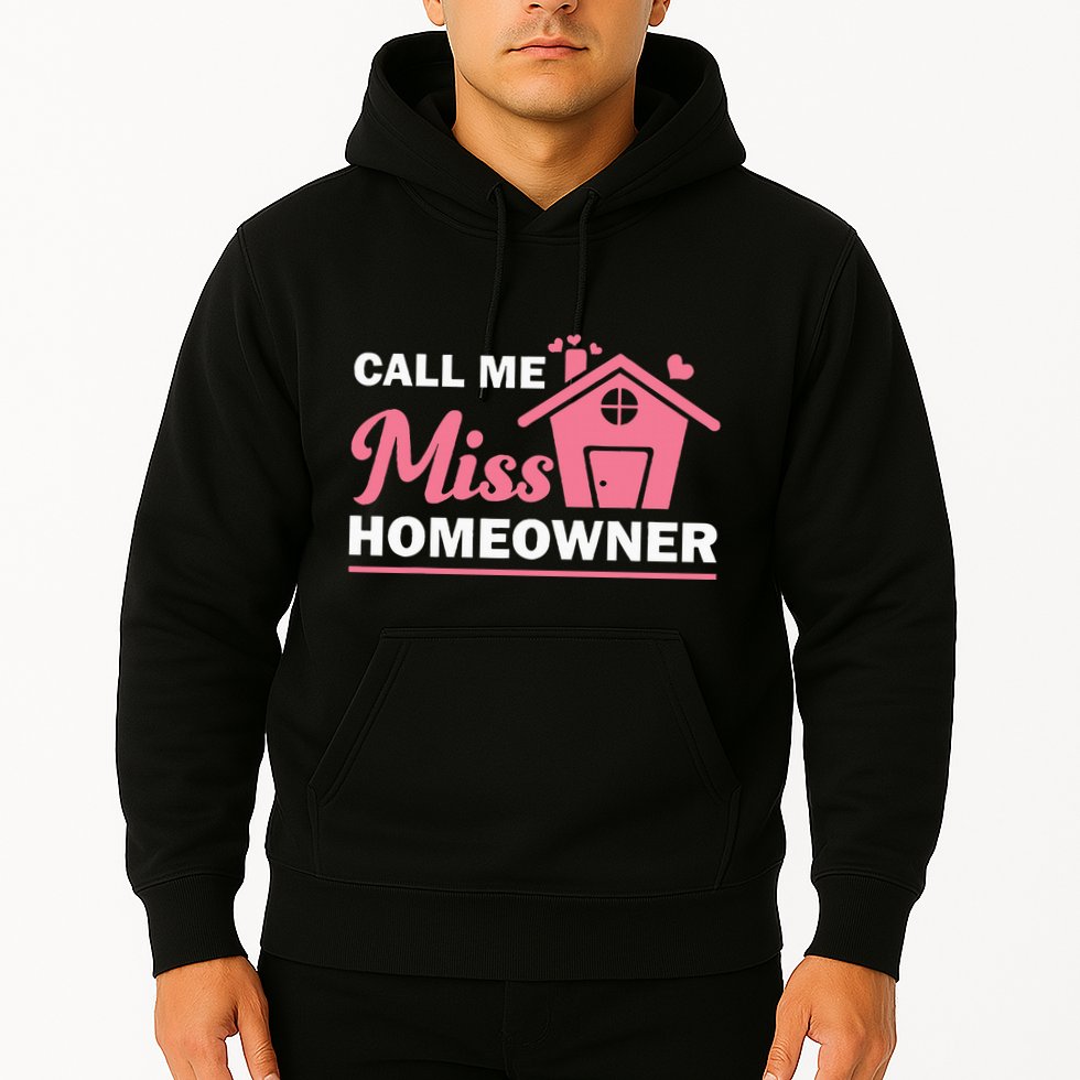 New Homeowner Art Women Housewarming Buyer Owner Hoodie