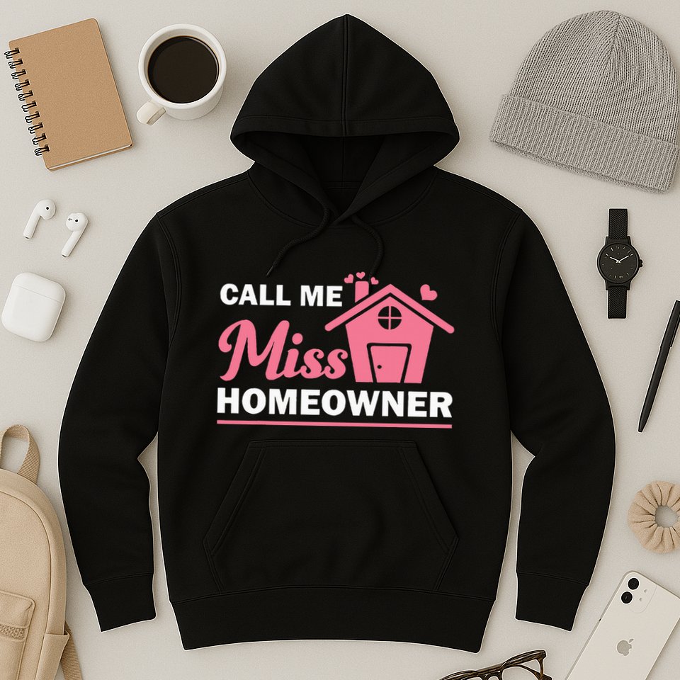 New Homeowner Art Women Housewarming Buyer Owner Hoodie