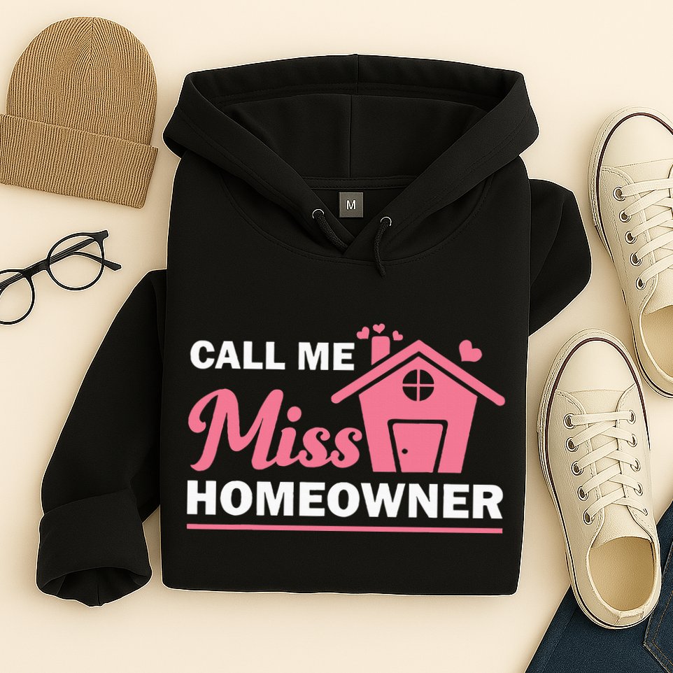 New Homeowner Art Women Housewarming Buyer Owner Hoodie