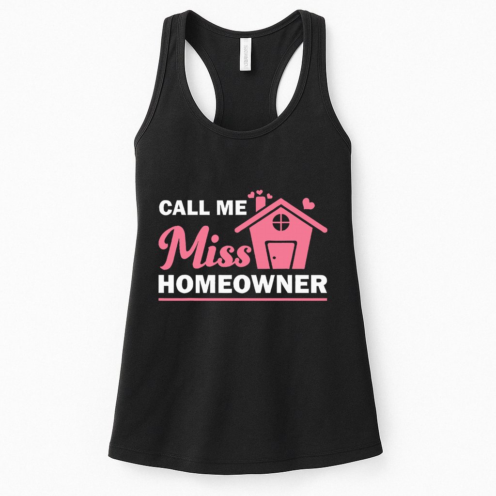 New Homeowner Art Women Housewarming Buyer Owner Womens Tank Top