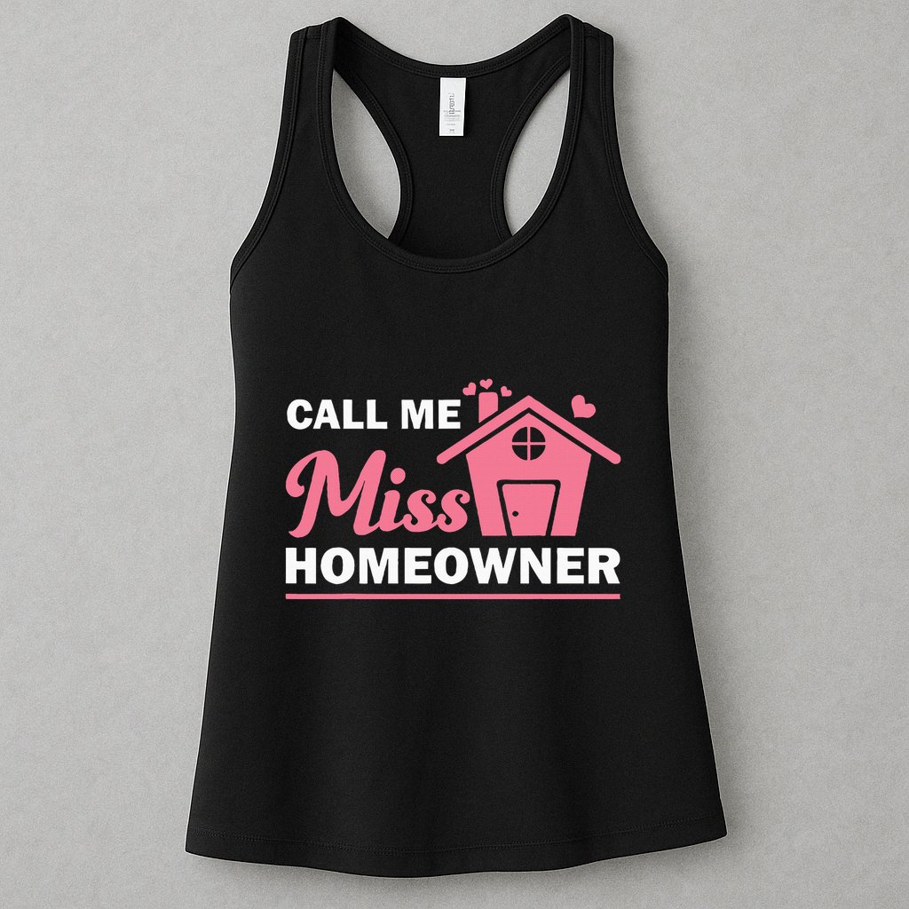 New Homeowner Art Women Housewarming Buyer Owner Womens Tank Top