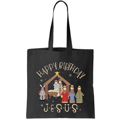 Nativity Happy Birthday Jesus Christmas Nativity Christian Bag