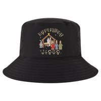 Nativity Happy Birthday Jesus Christmas Nativity Christian Cool Comfort Performance Bucket Hat