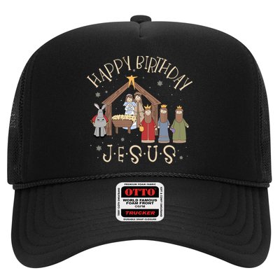 Nativity Happy Birthday Jesus Christmas Nativity Christian Hat
