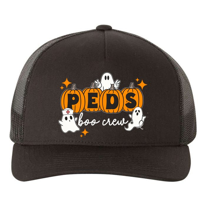 Nurse Halloween Boo Crew Ghost Pumpkins Funny Yupoong Adult 5-Panel Trucker Hat