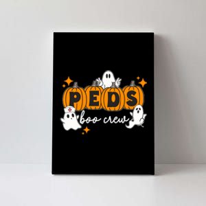 Nurse Halloween Boo Crew Ghost Pumpkins Funny Canvas